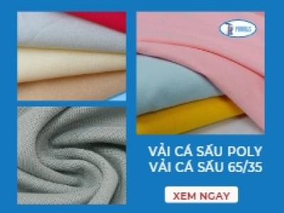 So sánh Vải cá sấu Poly và vải cá sấu 65/35