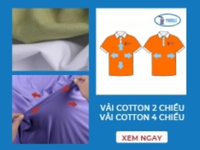 So sánh Vải cotton 2 chiều và vải cotton 4 chiều